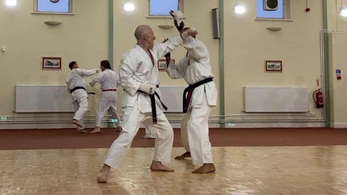 Light kumite for coordination and attacking combinations
